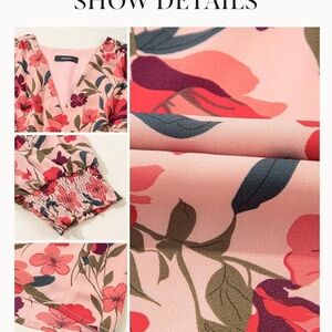 Floral Mini Dress in Pink by [Brand]